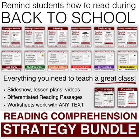 It S Here The Epic Reading Comprehension Strategies PDF List