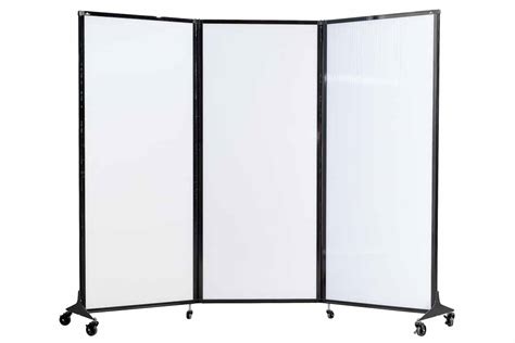 Afford A Wall Folding Mobile Room Divider Polycarbonate Portable