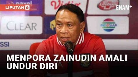 VIDEO Zainudin Amali Ajukan Undur Diri Dari Menpora Fokus Ke PSSI