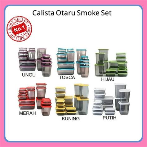 Jual CALISTA OTARU SMOKE TOPLES SEALWARE SET 7G ISI 14 TEMPAT KULKAS