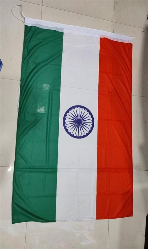 Polyester Printed Indian National Flag At Rs Piece In Jhunjhunu Id