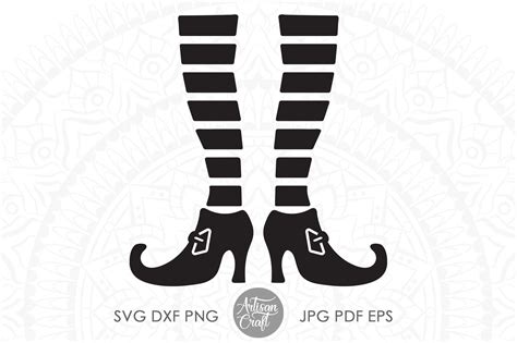 Witch Legs Svg Halloween Svg Cut File Witches Shoes 756772 Cut