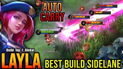 Auto Carry Layla Best Build Sidelane Top 1 Global Layla Grand