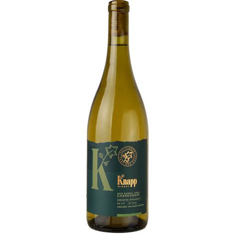 Knapp Barrel Aged Chardonnay 750 Ml Marketview Liquor