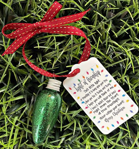 Light Of Friendship Ornament Light Of Teacher Ornament Stocking Stuffer Bulb Ornament