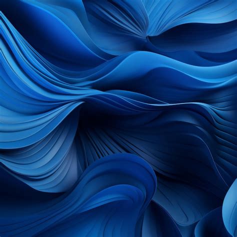 Blue abstract lines background wallpaper | Premium AI-generated image