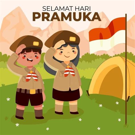 25 Gambar Ucapan Selamat Hari Pramuka Ke 60 Kirim Ke Wa Atau Jadi