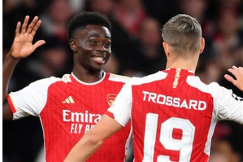 Champions League Trossard And Saka Power Arsenal To Easy Win Over