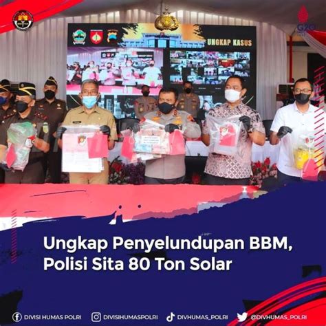 Polri Ungkap Penyelundupan Bbm Ton Solar Ppid Kota Serang