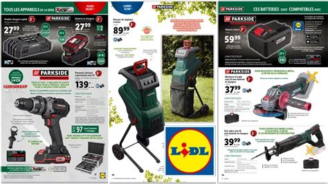 LIDL BRICOLAGE PARKSIDE PARKSIDE PERFORMANCE FRANCE ARRIVAGE LIDL