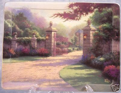 Thomas Kinkade Summer Gate ceramic plate | #27215433