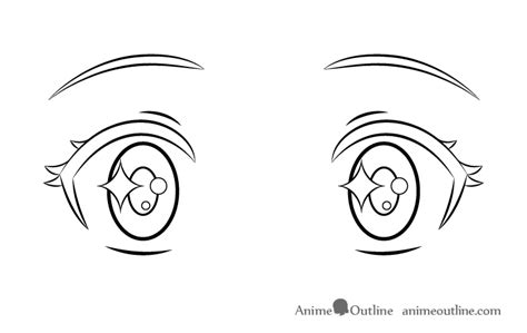 How to Draw Excited Anime or Manga Eyes - AnimeOutline