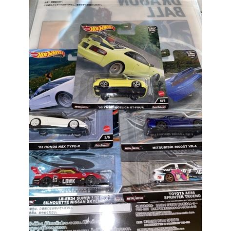hot wheels 風火輪 汽車文化 LB ER34 AE86 NSX 蝦皮購物
