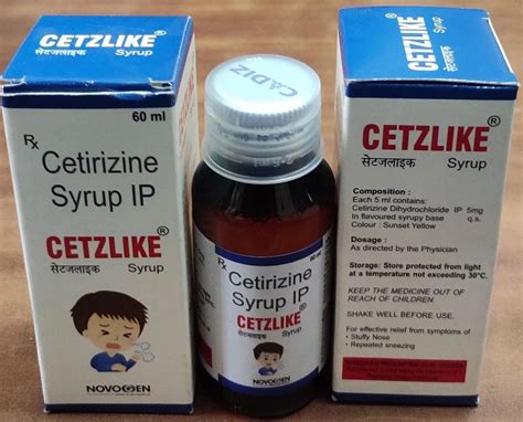 cetrizine cetirizine syrup ml  rs bottle  indore id