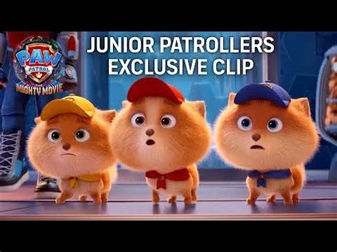 Paw Patrol The Mighty Movie Meet The Junior Patrollers Exclusive