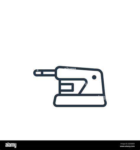 Electric Pencil Sharpener Outline Vector Icon Thin Line Black Electric