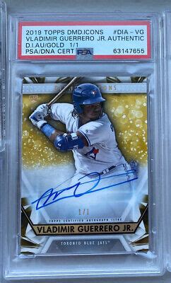 2019 Topps Diamond Icons Vladimir Guerrero Jr Auto RC 1 1 PSA