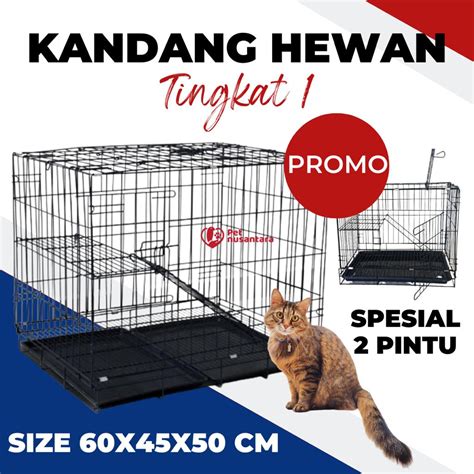 Jual Kandang Hewan Cage Pet Kucing Anjing Tingkat Size X X Besi