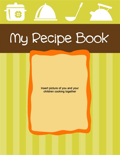 Recipe Book Cover Page Printable