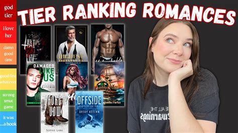 Tier Ranking Romances Tier Ranking Romances I Ve Read This Year