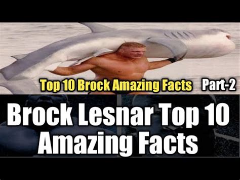 Brock Lesnar Top Amazing Facts In Hindi Top Brock Lesnar Unknown