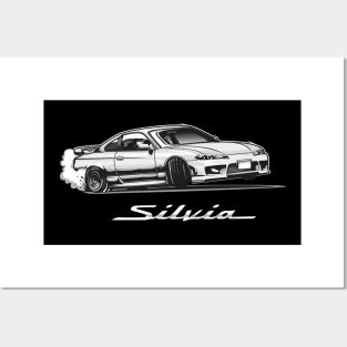 Nissan Silvia S13 Logo Posters And Art Prints For Sale TeePublic