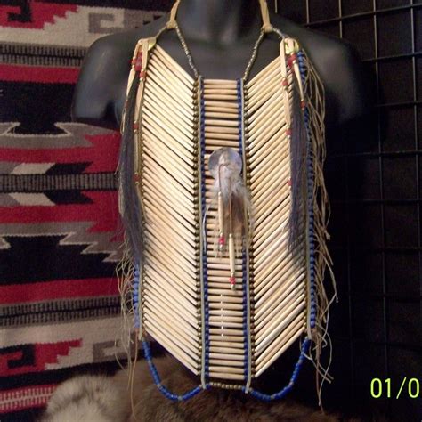 Brass Concho And Bone Breastplate Set Lost River Trading Co Native