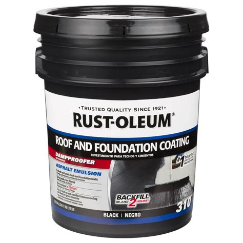 Rust Oleum Gal Roof And Foundation Asphalt Roof Coating