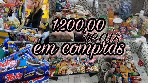 COMPRAS DO MÊS COMPLETA A MAIOR QUE JÁ FIZEMOS DEU 2 YouTube