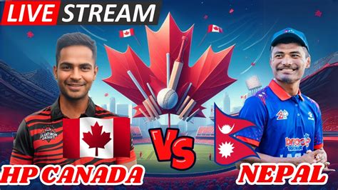 Live Kura Nepal Vs Canada Live Nepal Vs Hp Canada Live Warmup Match