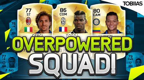 Insane Overpowered Squad Builder In Fifa Youtube