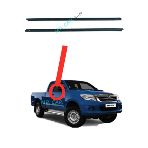 Toyota Hilux Vigo Kun Kun Out Door Glass Moulding Door Taiwan