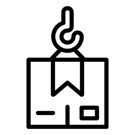 Premium Vector Lifting Parcel Icon Style