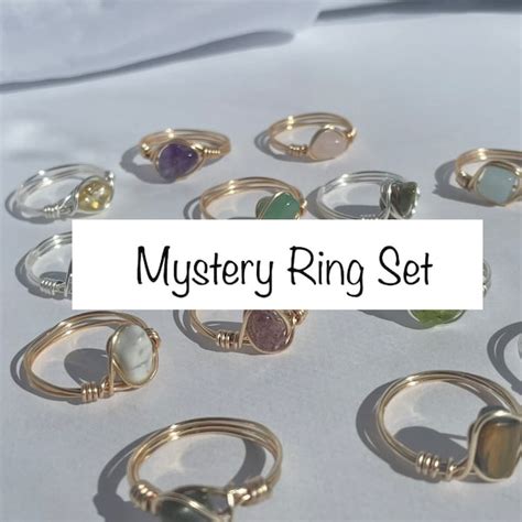 Crystal Rings Etsy