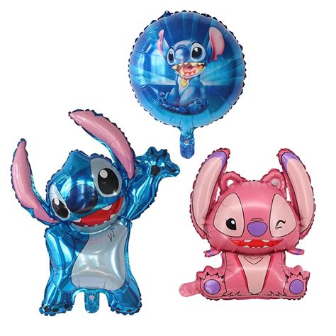 Globos De Aluminio De Lilo Stitch Decoraci N De Fiesta Tem Tica De