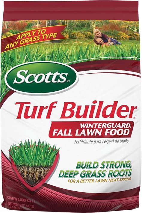 Scotts Turf Builder Winterguard Alimento Para Césped De Otoño 125 Libras Cubre 5000 Pies