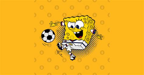 Sponge Soccer Spongebob Kids Hoodie Teepublic