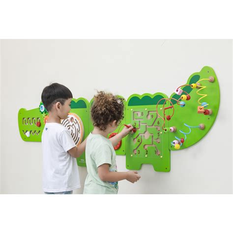 Crocodile Activity Wall Panel Sensory Wall Activity Panel Tfh Canada