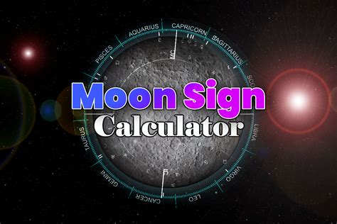 Moon Sign Calculator Find Your Moon Sign