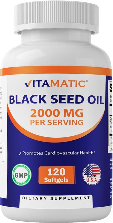 Amazon 20 Thymoquinone Black Seed Oil Extract Capsules TQ