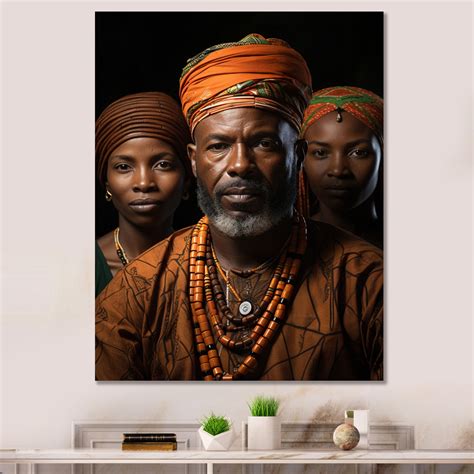 Designart Tribes Ashanti African Ghana I African Tribes Canvas Print