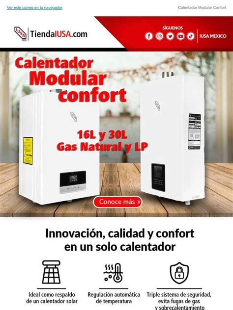 Tienda Iusa Mx Conoce Nuestro Calentador Modular Milled