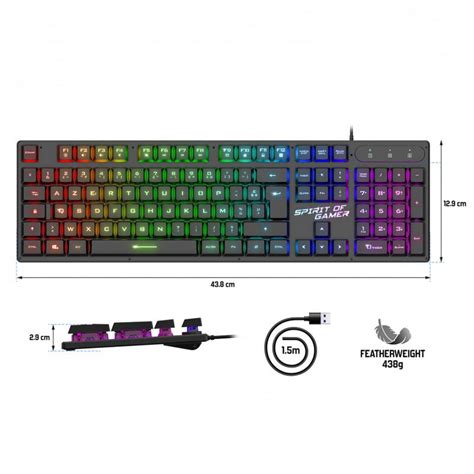 Tunisie Skymil Clavier Gamer Spirit Of Gamer Spirit Of Gamer Pro K