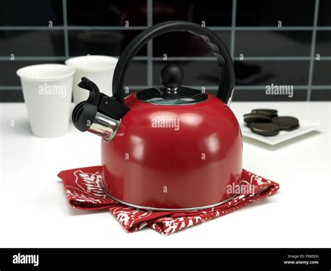 Stove Top Kettle Stock Photo - Alamy