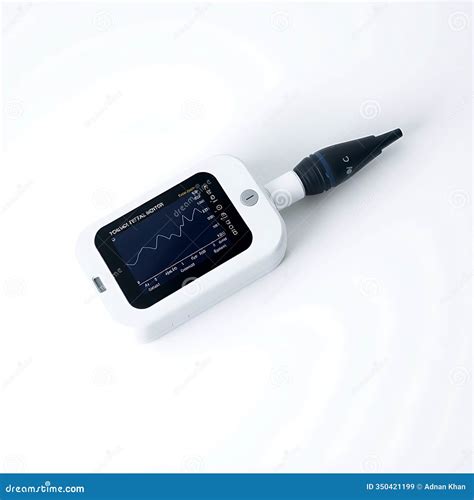 Fetal Monitor Printout With Heartbeat And Contraction Graphs Royalty
