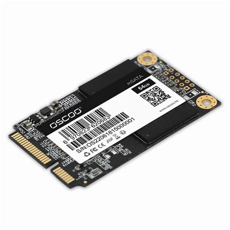 OSCOO MSATA Internal Solid State Drive Hard Disk MLC SATA III SSD For