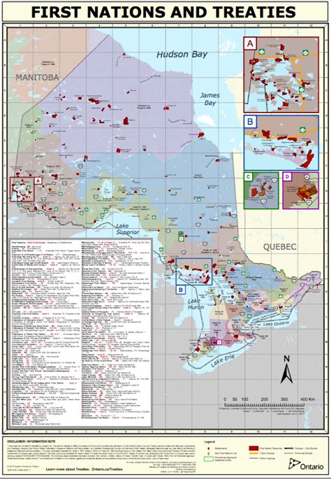 Ontario First Nations Map