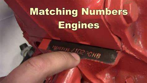 Engine Number Decoder Chevy