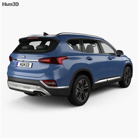 Hyundai Santa Fe Tm 2021 3d Model Vehicles On Hum3d