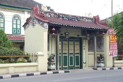 Gerbang Depan Rumah Tjong A Fie Indonesia Tempat Rumah